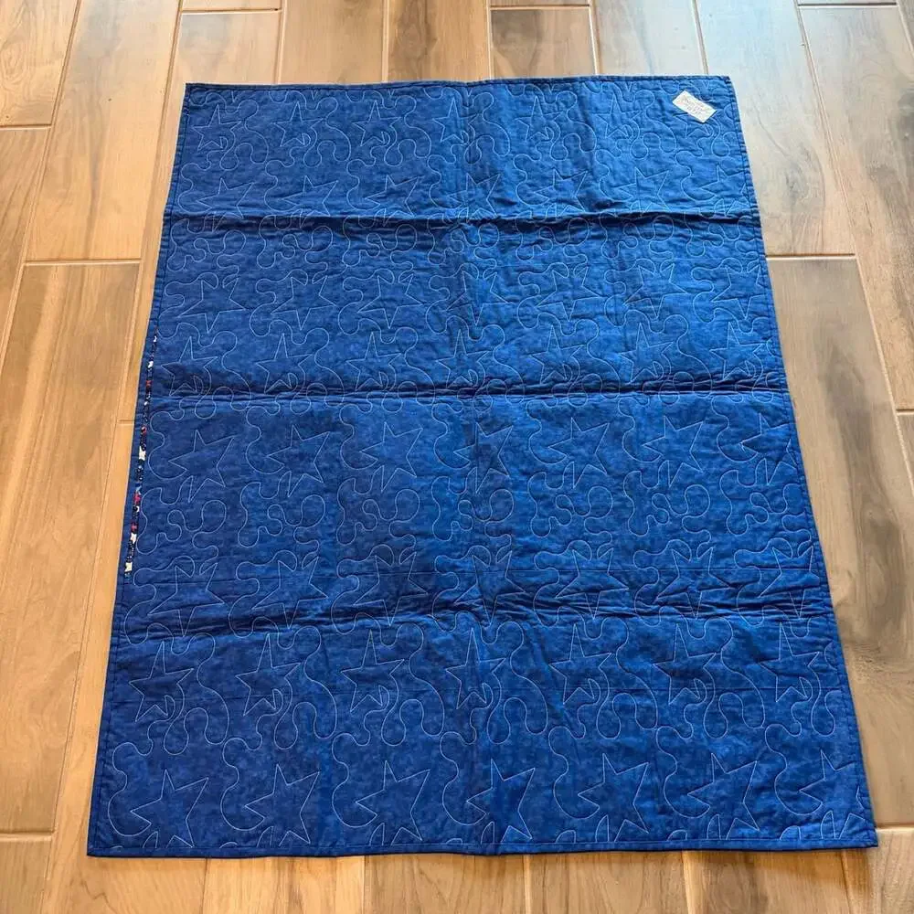 Quilting Angels Americana Quilt Patriotic Stars And Stripes 52x40.5